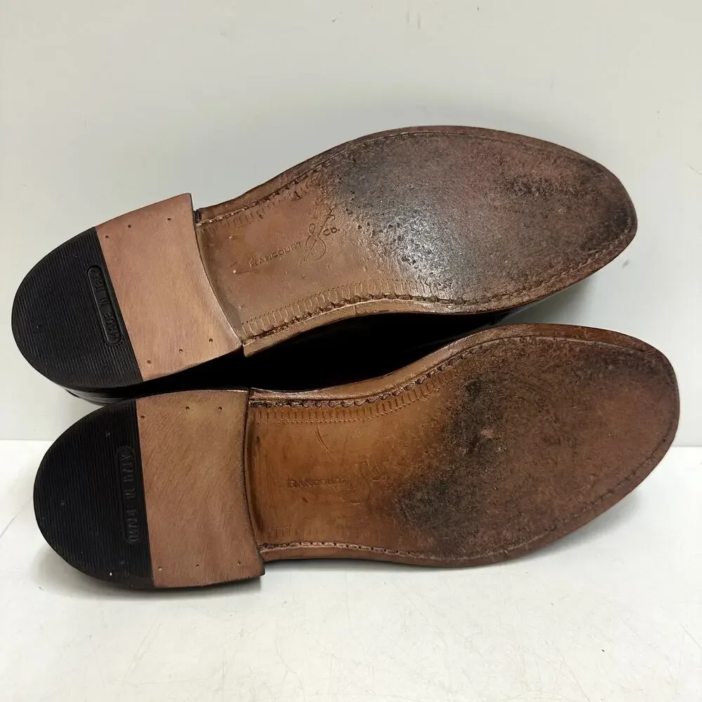 NEW HEELS Rancourt & Co. Oxford Heritage Brown Made in Maine USA 10 D